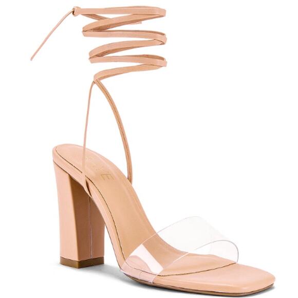 RAYE Katya Heel in Nude – EUC Size 7 - Picture 1 of 8